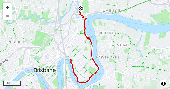 Midnight2Dawn Brisbane 2025 Route Map